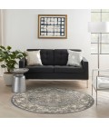 Nourison Quarry Blue QUA05 8 ft. X Round Rug