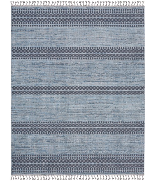 Nourison Asilah Area Rug ASI02 Light/Blue/Charcoal 9' x 12'2"