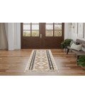 Nourison Washable Decor Beige Black Rug WSD06 2 ft. X 6 ft. Rectangle - Rugs Town Nourison Washable Decor Beige Black WSD06 2 ft. X 6 ft. Rectangle Rug