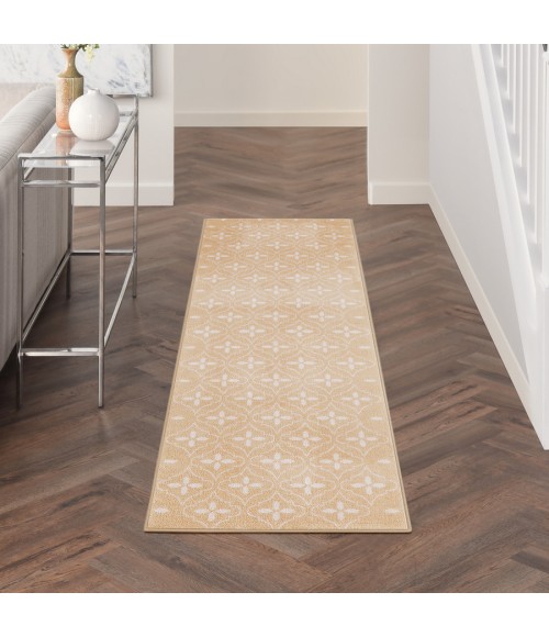 Nourison Home Nourison Essentials Beige Ivory NRE04 2 ft. 2 in. X 7 ft. 6 in. Rectangle Rug