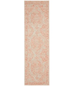 Nourison Tranquil(Traql) - Tra05 Ivory Pink Area Rug 2 ft. 3 in. X 7 ft. 3 in. Runner