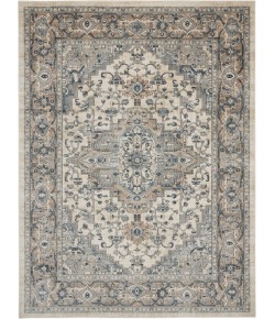 Nourison Quarry - Qua05 Ivory Grey Area Rug 7 ft. 10 X 9 ft. 10 Rectangle