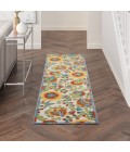 Nourison Aloha Area Rug ALH17-Ivory/Multi
