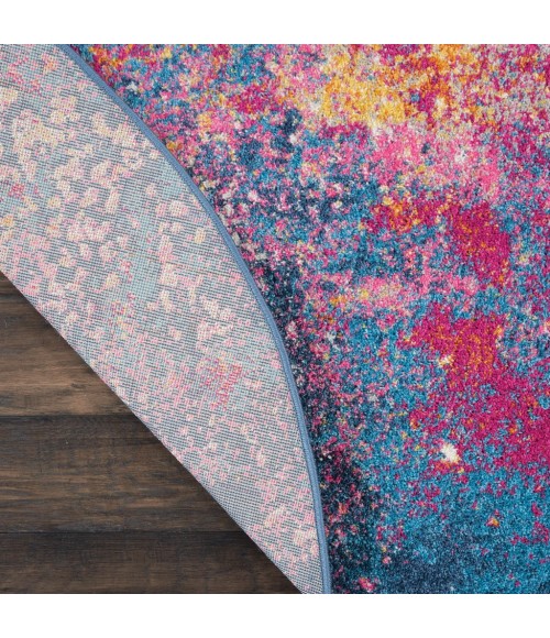 Nourison Passion Round Area Rug PSN10-Sunburst