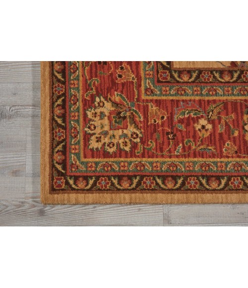 Nourison Living Treasures Area Rug LI04-Ivory/Red