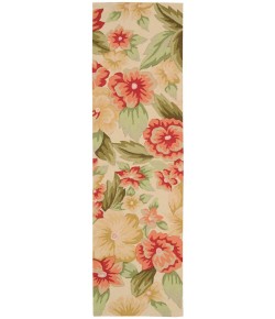 Nourison Fantasy - Fa17 Cream Area Rug 2 ft. 3 X 8 ft. Rectangle