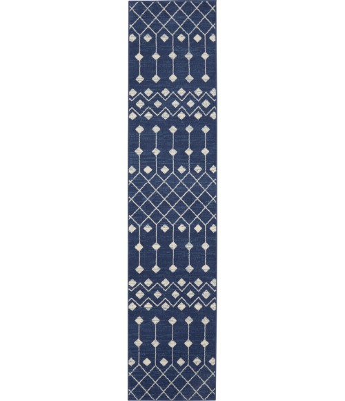 Nourison Grafix Runner Area Rug GRF37-Navy