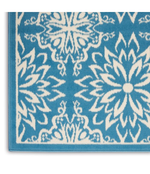 Nourison Jubilant Area Rug JUB06-Ivory/Blue