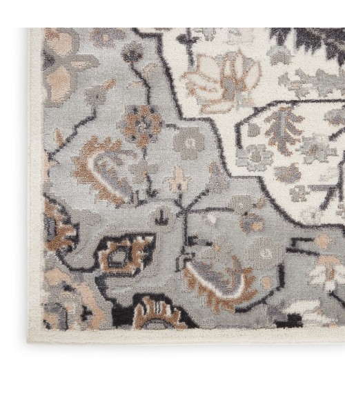 Nourison Elation Area Rug ETN09-Ivory Grey