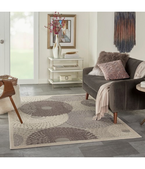 Nourison GRAPHIC ILLUSIONS Area Rug Nourison Graphic Illusions Area Rug GIL04-Grey