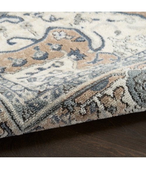 Nourison Quarry Ivory Taupe QUA18 8 ft. Rect. Rug