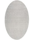 Nourison Astra Machine Washable Grey ASW10 7 ft. 10 in. Round Rug