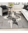 Nourison Twilight Area Rug TWI30 Grey/Ivory/Black