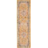 Nourison Passion - Psn23 Ivory Yellow Area Rug 2 ft. 2 X 7 ft. 6 Rectangle