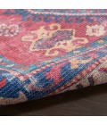 Nicole Curtis Machine Washable Series 1 Area Rug Nicole Curtis Machine Washable Series 1 Area Rug SR105 Red/Navy 7' Runner
