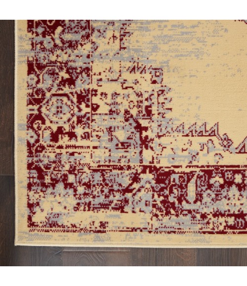 Nourison Grafix Area Rug GRF14-Cream Red