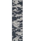 Nourison TEXTURED CONTEMPORARY Area Rug Nourison Textured Contemporary Runner Area Rug TEC01-Blue/Grey
