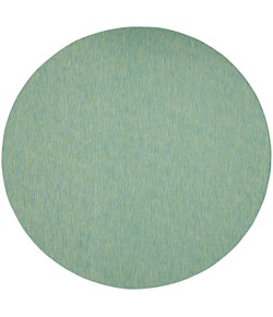 Nourison Positano - Pos01 Blue Green Area Rug 8 ft. X Round