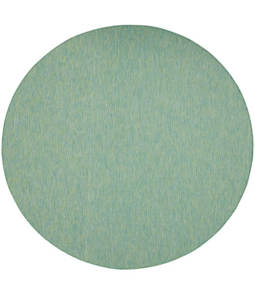 Nourison Positano Round Area Rug POS01-Blue/Green