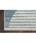 Nourison Astra Machine Washable Blue ASW03 4 ft. X 6 ft. Rectangle Rug