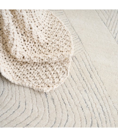 DKNY Pure Patterns Ivory Grey PRN01 9 ft. X 12 ft. Rect. Rug