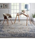kathy ireland Home Malta Area Rug MAI13-Blue/Ivory