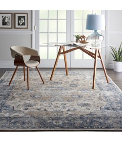 kathy ireland Home Ki25 Malta - Mai13 Blue Ivory Area Rug 7 ft. 10 X 10 ft. 10 Rectangle