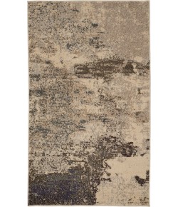 Nourison Celestial - Ces02 Ivory Grey Area Rug 3 ft. X 5 ft. Rectangle