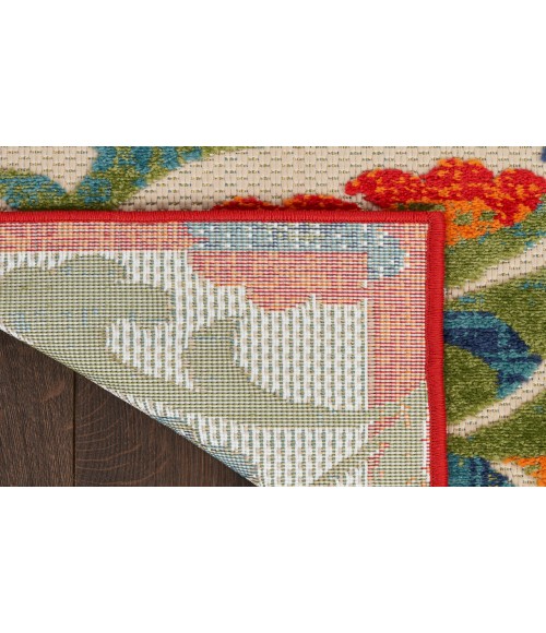 Nourison Aloha Red Multicolor Rug ALH17 12 ft. X 15 ft. Rectangle - Rugs Town Nourison Aloha Red Multicolor ALH17 12 ft. X 15 ft. Rectangle Rug