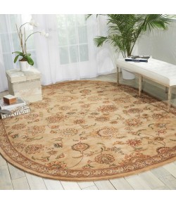 Nourison 2000 - 2360 Beige Area Rug 7 ft. 6 X 9 ft. 6 OVAL