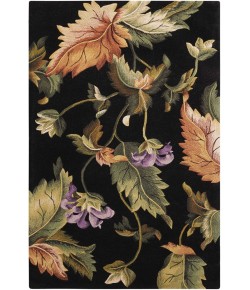 Nourison Tropics - Ts05 Black Area Rug 7 ft. 6 X 9 ft. 6 Rectangle