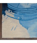 Nourison SYMMETRY Area Rug Nourison Symmetry Area Rug SMM01-Blue/Ivory