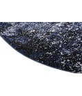 Nourison Passion Light Blue Black PSN10 5 ft. 3 in. Round Rug