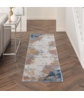 Nourison Rustic Textures Area Rug RUS13-Grey/Blue