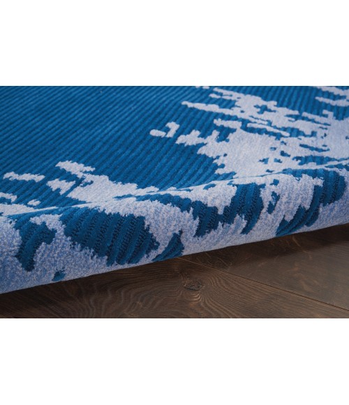 Nourison Symmetry Area Rug SMM02-Navy Blue