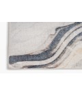Nourison Astra Machine Washable Ivory Blue ASW15 2 ft. X 6 ft. Rectangle Rug
