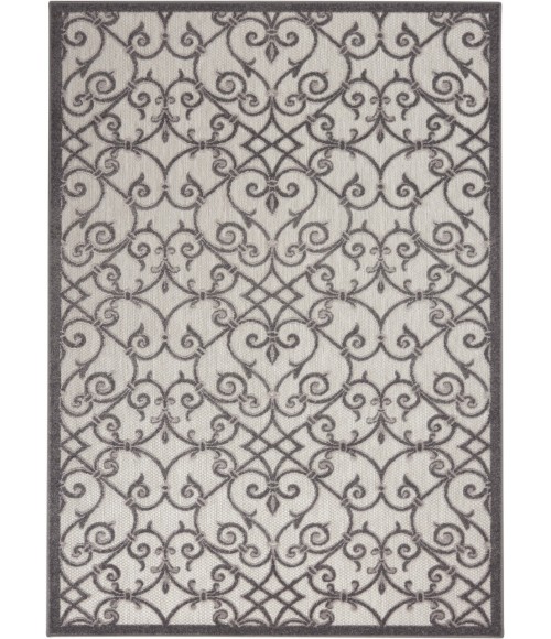 Nourison Aloha Area Rug ALH21-Grey/Charcoal
