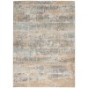 Michael Amini MA90 Uptown UPT03 Beige/Aqua 4 ft. X 6 ft. Area Rug