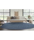 Nourison Practical Solutions Navy Blue PSL01 8 ft. Round Rug