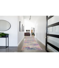 Nourison Passion Ivory Multicolor PSN36 2 ft. 2 in. X 20 ft. Rectangle Rug