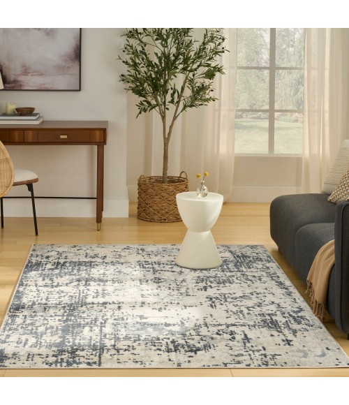 Nourison Quarry Ivory Grey QUA17 4 ft. X 6 ft. Rect. Rug