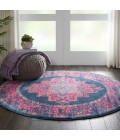 Nourison Passion Round Area Rug PSN03-Blue