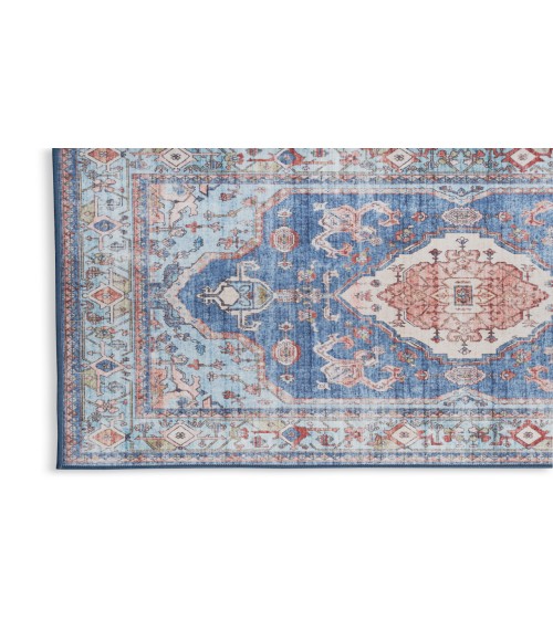 Nourison Fulton Blue FUL11 1 ft. 10 in. X 5 ft. Rectangle Rug
