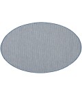 Nourison Courtyard Ivory Blue COU01 5 ft. Round Rug