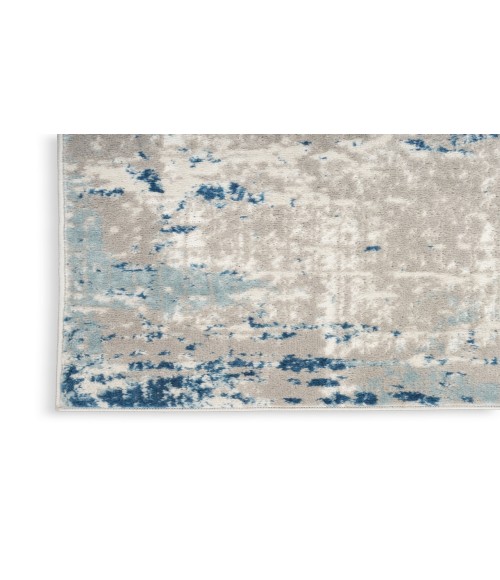 Nourison Concerto Ivory Grey Blue CNC01 7 ft. X 10 ft. Rectangle Rug