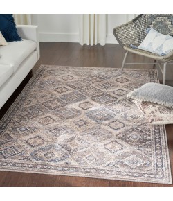 Nourison Home New Concept Washable - Sr103 Ivory Latte Area Rug 4 ft. X 6 ft. Rectangle