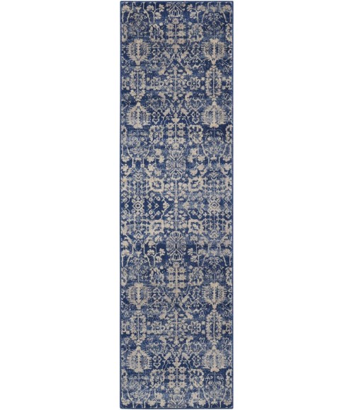 Nourison Somerset Runner Area Rug ST757-Navy