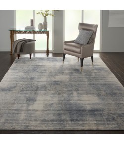 Nourison Rustic Textures - Rus02 Blue Ivory Area Rug 9 ft. 3 X 12 ft. 9 Rectangle