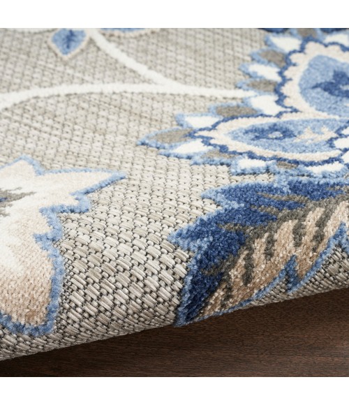 Nourison Aloha Area Rug ALH31 Blue Grey