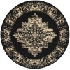 Nourison Grafix - Grf14 Black Area Rug 5 ft. 3 X Round